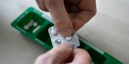 Billede af en blisterpakke med tabletter.